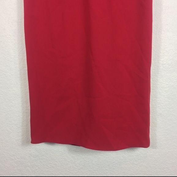 Shoshanna Red Laight Cold Shoulder Dress- GORG!! - Picture 10 of 16